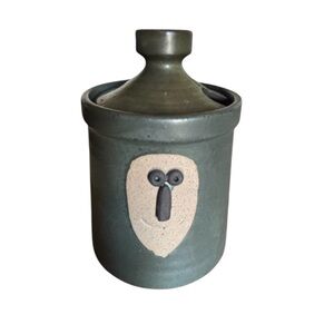 Pottery Condiment Jar